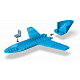 LEGO® City Potniški reaktivec, komplet za sestavljanje letala 60492