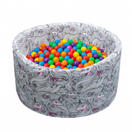 Aga Suhi bazen 90x40 cm z žogicami Samorog