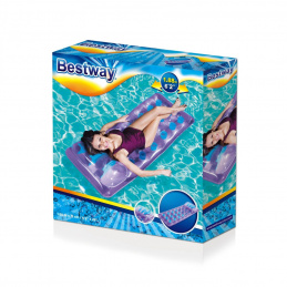 Neonska plaža vzmetnica BESTWAY Purple 188x71cm + komplet za popravilo