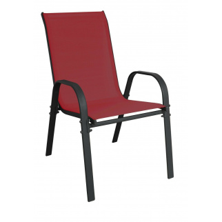 Linder Exclusiv Vrtni stol STAPEL MC330885 Temno rdeč