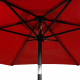 Aga Nagibni vrtni senčnik 250 cm Rdeč