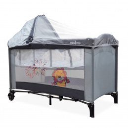 Aga4Kids Potovalna posteljica Svetlo siva 2DZ216 - II. Kakovost