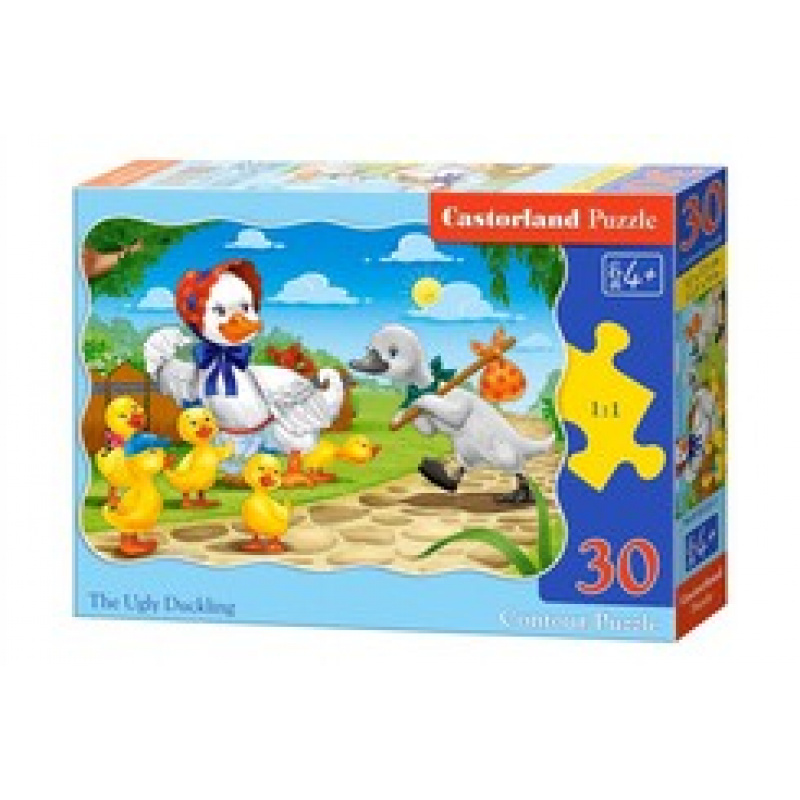 CASTORLAND sestavljanka 30 kosov - Grdi raček