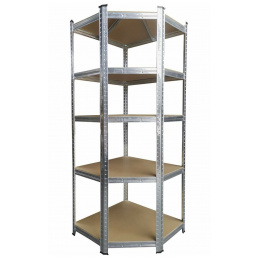 Kovinski kotni regal Kynast 180x70x40 cm 5 polic