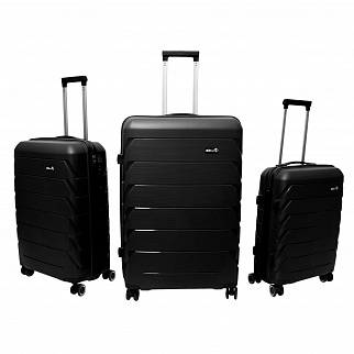 Aga Travel Komplet potovalnih kovčkov MR4675 Črna