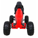 Velik karting na pedala Močan za otroke Rdeč + 100 kg obremenitev + EVA kolesa + Ročna zavora + Športni sedež