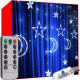 Svetlobna zavesa 138 LED USB hladno bela KS19756