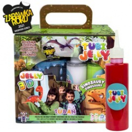 Tuban Set plastične mase Jelly Dinosaurs 6 barv ZA4511