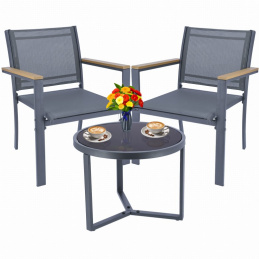 Komplet vrtnega pohištva 2 stola + miza