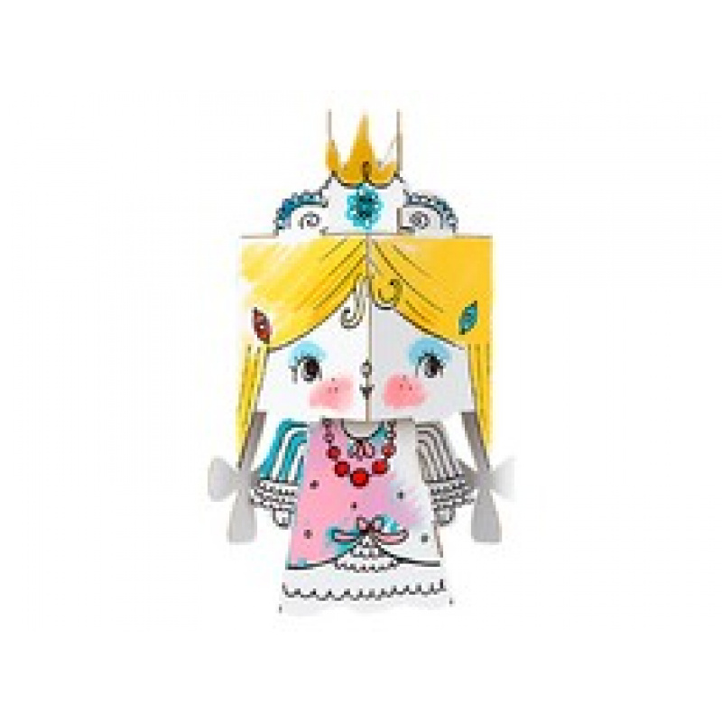 MONUMI 3D Barvanke Princesa 3+