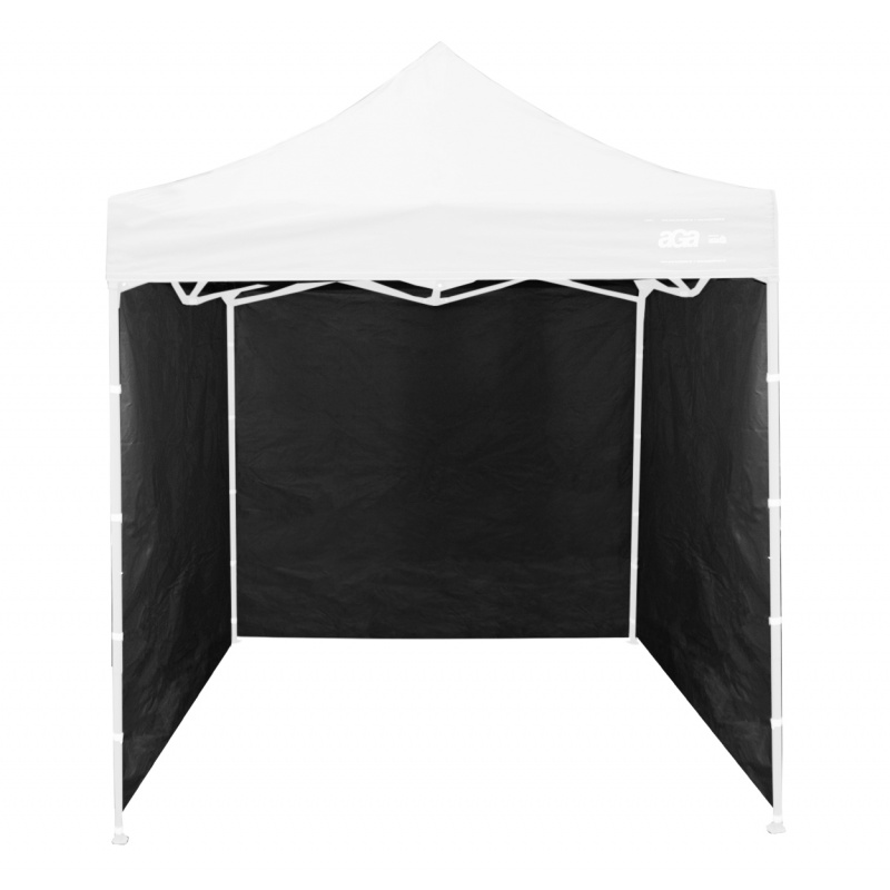Aga Stranice za prodajni kiosk 3x3m Črna