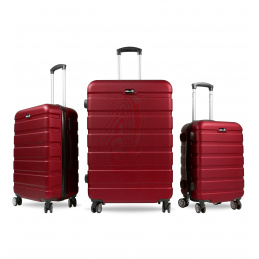 Aga Travel Komplet potovalnih kovčkov MR4650 Rdeča