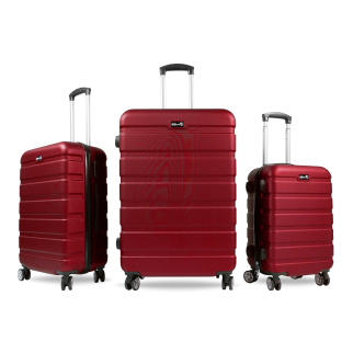 Aga Travel Komplet potovalnih kovčkov MR4650 Rdeča