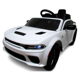 AUDI DOGE SRT WHITE Avto na baterije EVA Usnjen daljinski upravljalnik