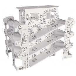 "Parkirišče" prostorske pobarvanke XXL za otroke