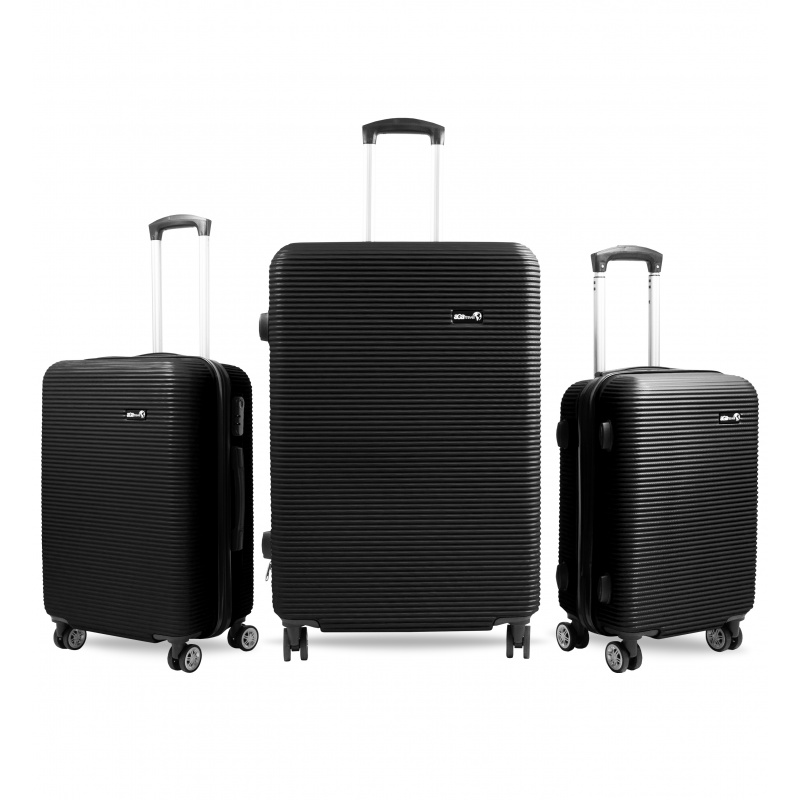 Aga Travel Komplet potovalnih kovčkov MR4651 Črna