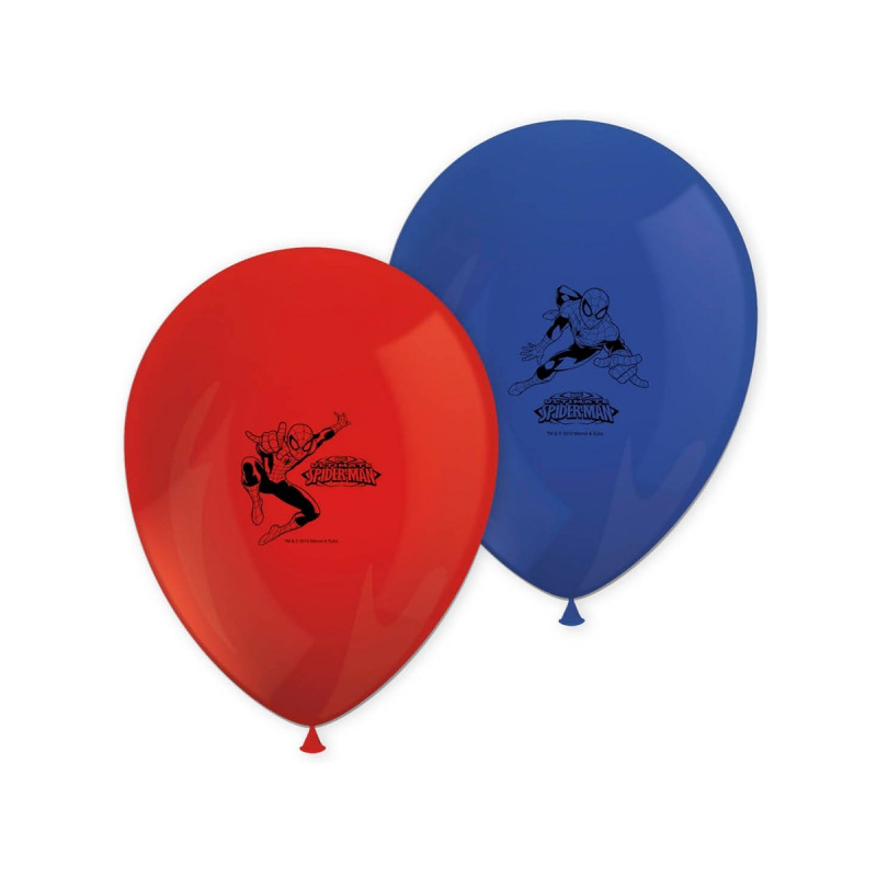 Aga4Kids Baloni "Spiderman", 28 cm, 8 kosov