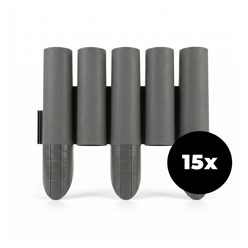 Aga Vrtna plastična obroba 29,5x25,5x5,4 cm 15 kosov