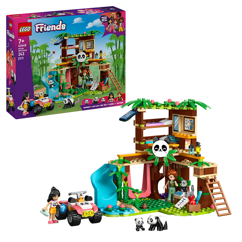 LEGO® Friends Nega živali - zavetišče za pande, komplet za sestavljanje igrače 42648