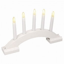 Božični svečnik 5 LED - časovnik