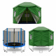 Aga Stan za trampolin 250 cm (8 ft) Temno zelen