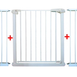 BRANKA ZABEZPEČEVALNA S2 BELA za stopnice, vrata 79-105 cm raztezna zaščitna