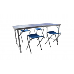 Aga Kamping zložljiv set Moder