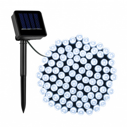 Linder Exclusiv Solarni svetlobna veriga 150 LED Hladno bela