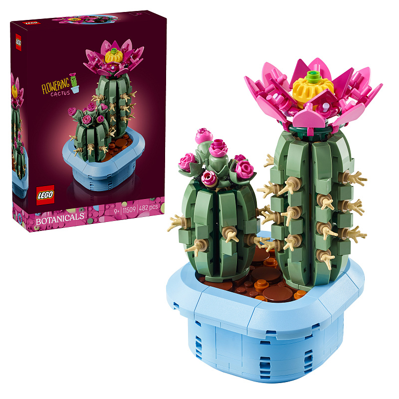 LEGO® Botanicals Cvetoči kaktus, rastlinski okras 11509