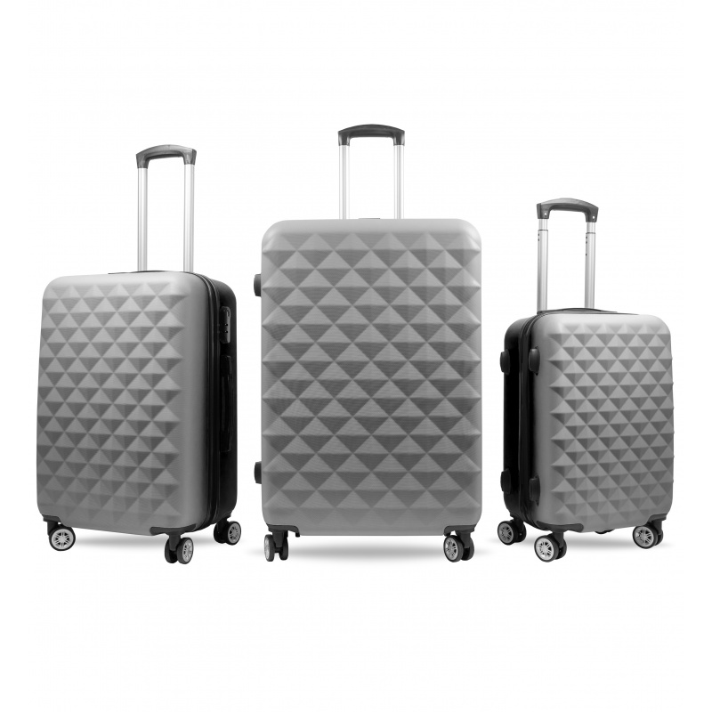Aga Travel Komplet potovalnih kovčkov MR4655 Siva