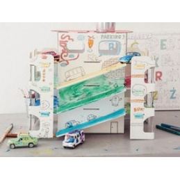 MONUMI 3D Zložljive pobarvanke XXL Parkirišče 4+