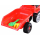 TRAKTOR Poganjalec s prikolico ZA3746 - Rdeč