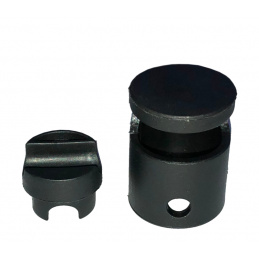 Aga Klobuček za notranjo mrežo s krogom Črna