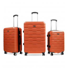 Aga Travel Komplet potovalnih kovčkov MR4658 Oranžna