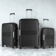 Aga Travel Komplet potovalnih kovčkov MR4682 Črna