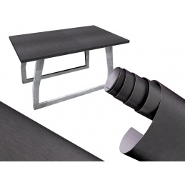 Aga Role folija kovinska brušena Grafitna 1,52x30m