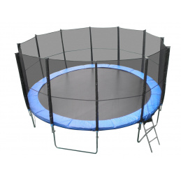 Linder Exclusiv Trampolin XXL 500 cm + zaščitna mreža + lestev + pokrivna ponjava
