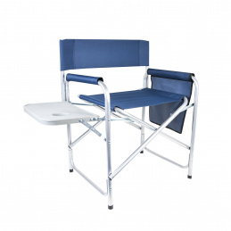 Aga Zložljiv kamp stol Temno moder