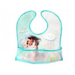 Nepremočljiv slinček z žepom 4m+ LULABI Mucek