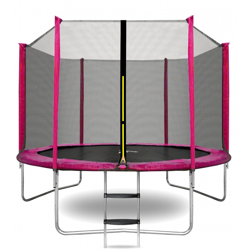 Aga SPORT TOP Trampolin 305 cm Pink + zaščitna mreža + lestev