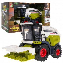 Interaktivni otroški kombajn 3+ Kombajn + podajalnik žita + zvoki Luči + premični deli