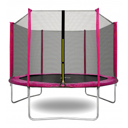 Aga SPORT TOP Trampolin 250 cm Pink + zaščitna mreža