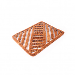 Linder Exclusiv Kokosova predpražnik s kovinskim okvirjem 60x40 cm