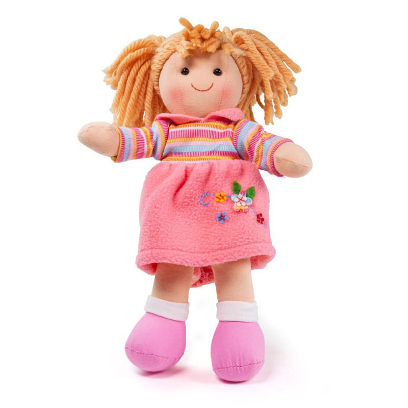 Bigjigs Toys Tkanina punčka Jenny 28 cm 2DZ167 - II. Kakovost