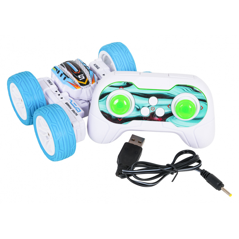 Vozilo R/C POWER STUNT 1:32 Modro