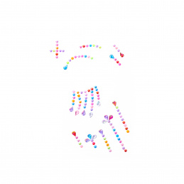 Aga4Kids Samolepilni kamenčki DS8113BA