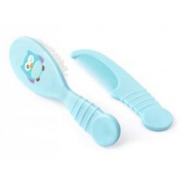 Krtača in glavnik za otroke 0m+ LULABI Sova