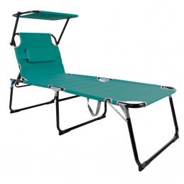 Linder Exclusiv Vrtni ležalnik XXL s streho Aqua - 6DAZ036 - 2. Kakovost