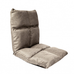 Aga Nastavljiv talni stol 52x55x55 cm Rjav