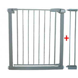 BRANKA ZA VARNOST S1 SIVA za stopnice, vrata 79-94 cm raztezna zaščita
